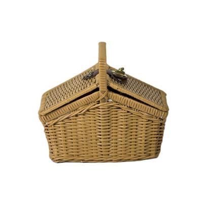 China Hot Selling Wholesale Picnic Basket New Product House Shaped Picnic Basket Bread Storage Basket For Bread Basket for sale