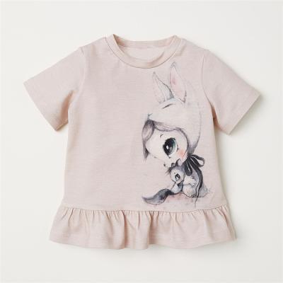 China Viable Clothes Baby Fashion Summer Girls Casual T-shirt T-shirt for sale