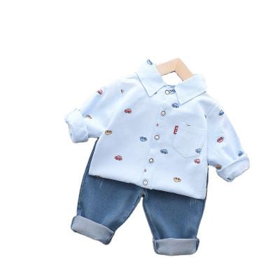 China Korean wholesale casual baby boy clothes boy boutique clothes baby clothes set boy costume for sale