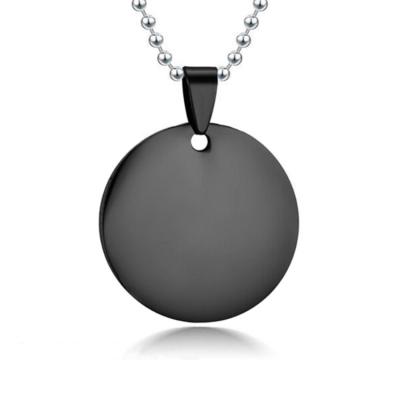 China Casual / Sporty High Quality Stainless Steel Customized Engraved Charm Pendants for sale