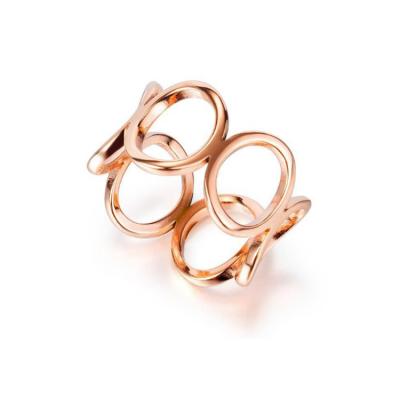 China 2020 New Products CLASSIC Rings Jewelry Women's Unique Ring 18K Gold Ring for sale