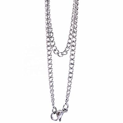 China Hiphop Popular Round Link Chain Length Jewelry Gold Stainless Steel Gold Stainless Steel Chain for sale