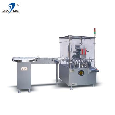 China JDZH-120P chemical automatic cartoning machine for medicine bottle/vial for sale