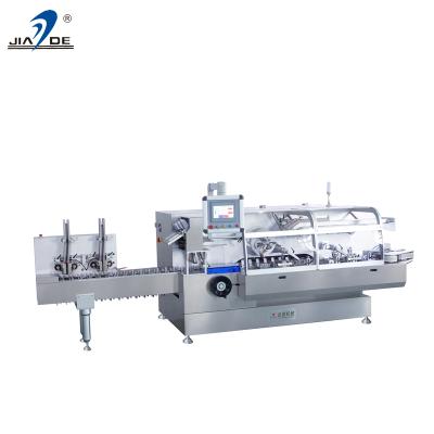 China JDZ-260 automatic high speed beverage condom cartoning machine for sale