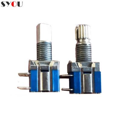 China RS10Potentiometer 15mm Shaft 2K 250K 500K 1M 10K 1K 5K 20K 50K 100K Silver Original Shaft 2K 250K 500K 15mm Metal Tech Color Brown Gua RS10 for sale