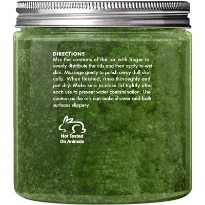 China Natural Organic Exfoliator Green Tea Body Scrub Deep Cleansing Moisturizing Whitening Facial Scrub Private Label Facial Scrub for sale