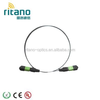 China PVC or LSZH 8 core/12 core/24 core MPO/MTP-LC fiber optic patch cords for sale