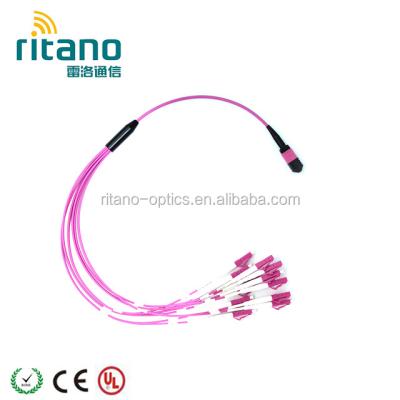 China Network equipment; Fiber module; wiring system; Data Center MPO-LC High Trunk Cable MPO Patchcords MPO/MTP Integration Cable Assemblies for sale