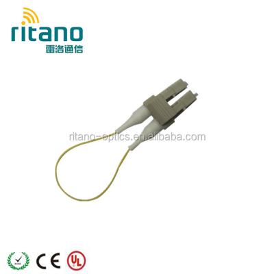 China PVC & LSZH Fiber Optic Loopback Patch Cord With High Quality LC Connector for sale