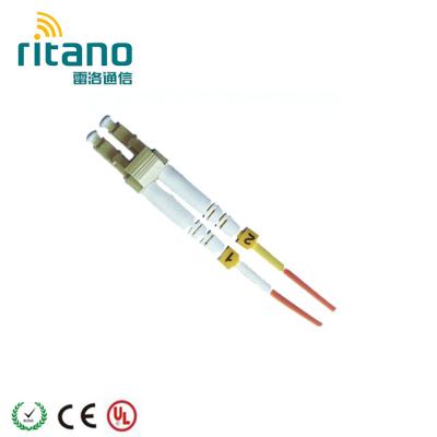 China PVC Or LSZH LC MM OM1/OM2 Duplex 2.0mm Fiber Optic Patchcord for sale