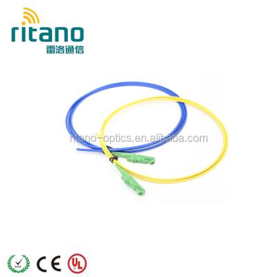 China E2000/APC Model 2.0mm Fiber Optic Cable Single Fiber Optic Ribbon Pigtail E2000 Braid for sale