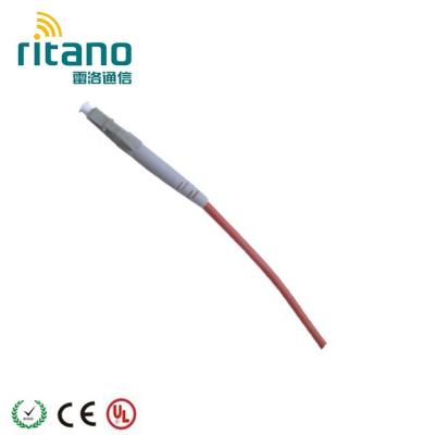 China Simplex PVC MM LC Fiber Optic Ribbon Pigtail PVC 3.0mm L=Nm for sale