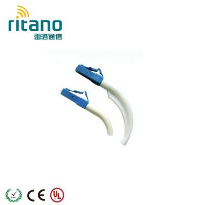 China For Communication 45Degree/90 Degree White Boot For LC Connector for sale