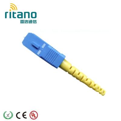 China Fiber Distribution Frame; Network equipment; Fiber module; Singlemode SC 3.0mm Simplex One Piece Assembling Connector Kits Low Loss 0.15dB for sale