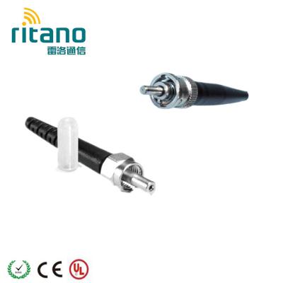 China PVC or ABS SMA 905 fiber optic connector with metal ferrule for sale