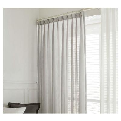 China Classic Ready Made Sheer Curtain Windows Curtain White Light Curtain In Living Room for sale