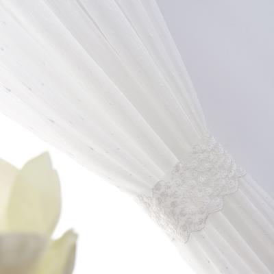 China Best Selling Pure Products Classic White Sheer Sunshade Curtain For Balcony Bedroom Living Room for sale