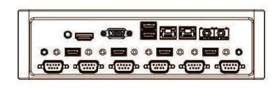 China 6 RS232 Ports PC Industrial Mini Computer For Bank POS And IoT Use for sale