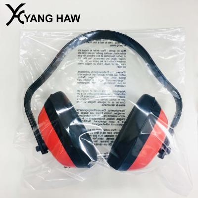 China Red Large ABS Ear Cup Safety Ear Muff Soundproof Adult for sale