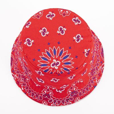 China Casual Custom All Over Print Pattern Cotton Reversible Double Sides Fisherman Hat for sale