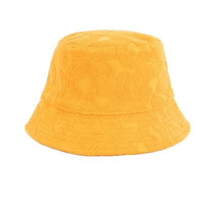 China Solid Color Casual Stylish Furry Winter Packable Bucket Hat Thickening Fisherman Hat for sale