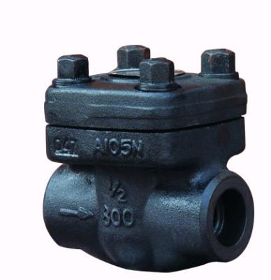 China General High Quality Female Screw Lift Forged Steel Check Valve for sale