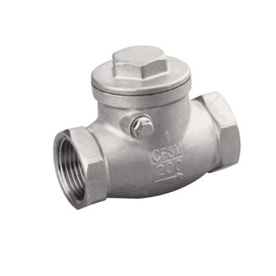 China General High Quality 316 Stainless Steel Threaded Check Valve for sale