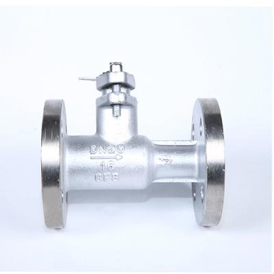 China General High Quality 304 Stainless Steel Pollution Relief Integrated High Temperature Ball Valve for sale