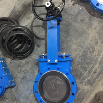 China General High Quality Carbon Steel Flanged Knife Gate Valve for sale