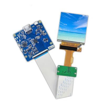 China HMD AR VR 2.9 Inch Square Display 1440P 90Hz LCD Display MIPI Interface LCD Power Board For HMD AR VR Display Modules for sale