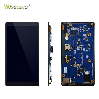 China Raspberry pi mipi 40pin driver control board mounted oled touch screen display for raspberry pi 1920x1080 5.5 inch amoled display for sale