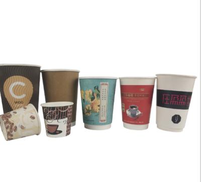 China Disposable Disposable Paper Cup With Tea Inside Small Bottom Single Wall Raw Paper Cup Paper Cup For Beverage for sale