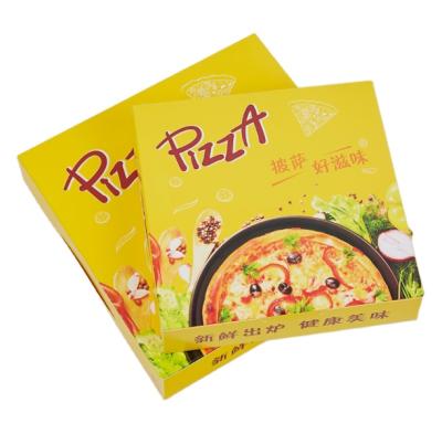 China Hot sale disposable pizza box 14 inch private logo pizza delivery box with pizza box for sale