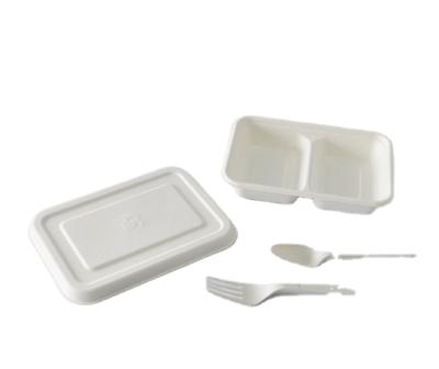 China Minimalist hot sale disposable dinner dish packaging, biodegradable tableware for lunch for sale