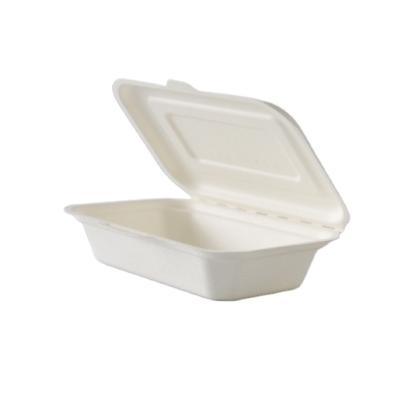 China 100% Biodegradable Disposable Fast Takeaway Food Packaging Cardboard Biodegradable Tableware For Lunch for sale