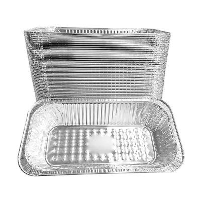 China Outdoor Dining Made Safe and Easy with Aluminum Foil Lunch Box Low Flat Lid Option for sale