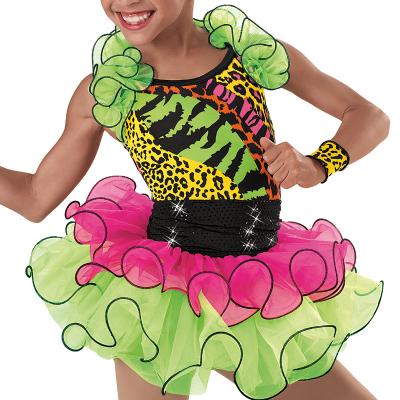 China High Qualtity Dresses Tires Ballet Tutu Dance Costume Western Performance Competition Dresses For Girls for sale