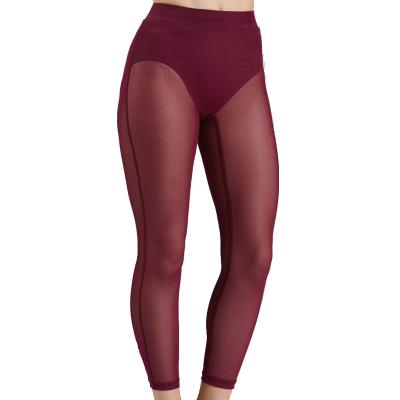 China High Quality Comfortable Women's Dancewear Training Wear Breathable Mesh Tights Pants For Girls for sale