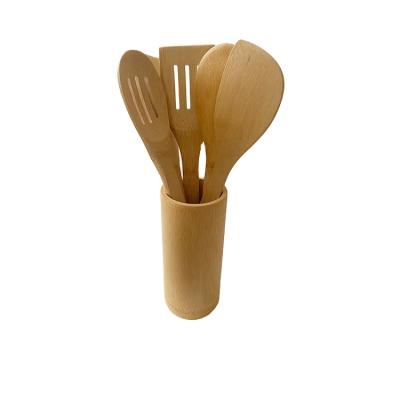 China Viable Cooking Spatula For High Quality Nonstick Pans Unpainted Long Handled Spatula for sale