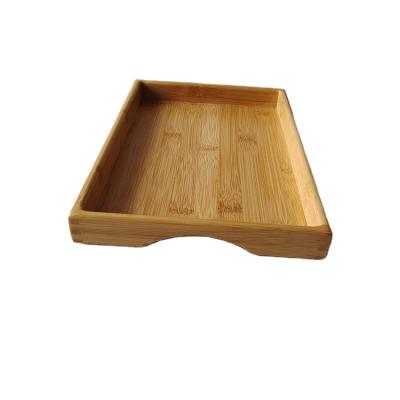 China Top Selling Round Bamboo Household Bamboo Tray Bamboo Tea Set Teacup Bamboo Tea Tray for sale