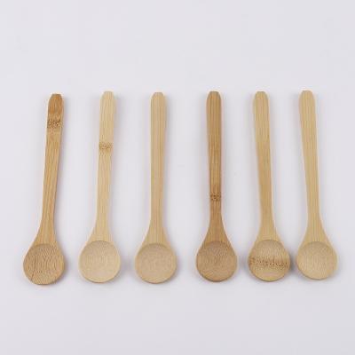 China High Quality Disposable Long Handle Wooden Spoon Kitchen Spice Spoon Sugar Tea Coffee Scoop Cooking Tool for sale