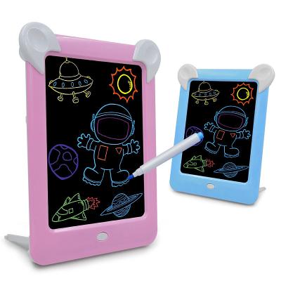 China Smart 3D LED Plastic Magic Screen Writing Board Drawing Tablet Luminous Graffiti Painting Early Educational Toys Gifts for sale