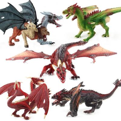 China Jurassic Park Dinosaur Toy Wholesale Amazon Hot Sale Mini Collection Models Evil Dragon Mythical Animal Toys For Children for sale