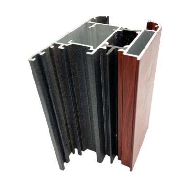 China Good Construction 6063-T5 Surface Treatment Extruded Aluminum Thermal Break Window Profiles for sale