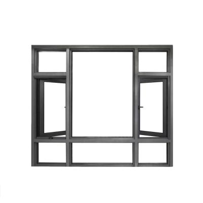 China Swing Customized Residential Aluminum Frame Casement Window for sale