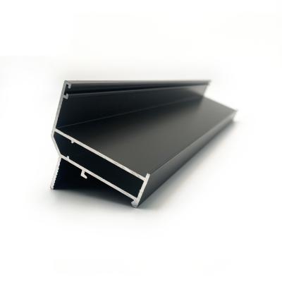 China door & Window Supplier 50 Series Black Anodized Aluminum Casement Window Profiles for sale