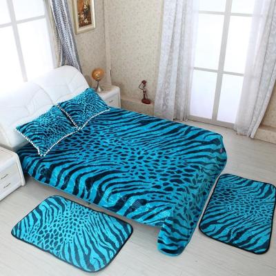 China Native Faux Fur Throw Joyday Anti-pilling Fleece Blanket With Logo Sublimation Mink Thick Turkish Blankets Home Bedding Sets for sale