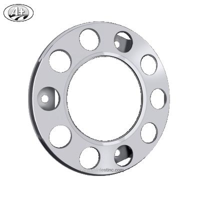 China T304 Stainless Steel 22.5 T304 Hubcap Wheel Trim Protector Ring (Open Center) 3 Brackets for sale