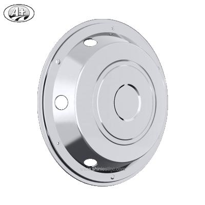 China T304 17.5 Inch T304 Stainless Steel Front Wheel Trim Wheel Cover For European Trucks Steel Wheel/Buses for sale