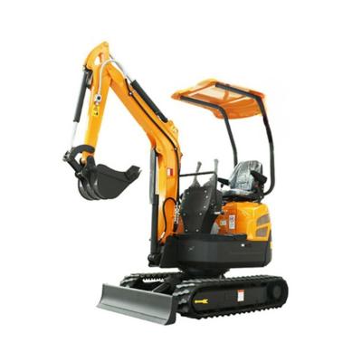 China Farms Land Moving Machinery Loader Post Hole Digger Machine 1.5 Ton Excavator for sale